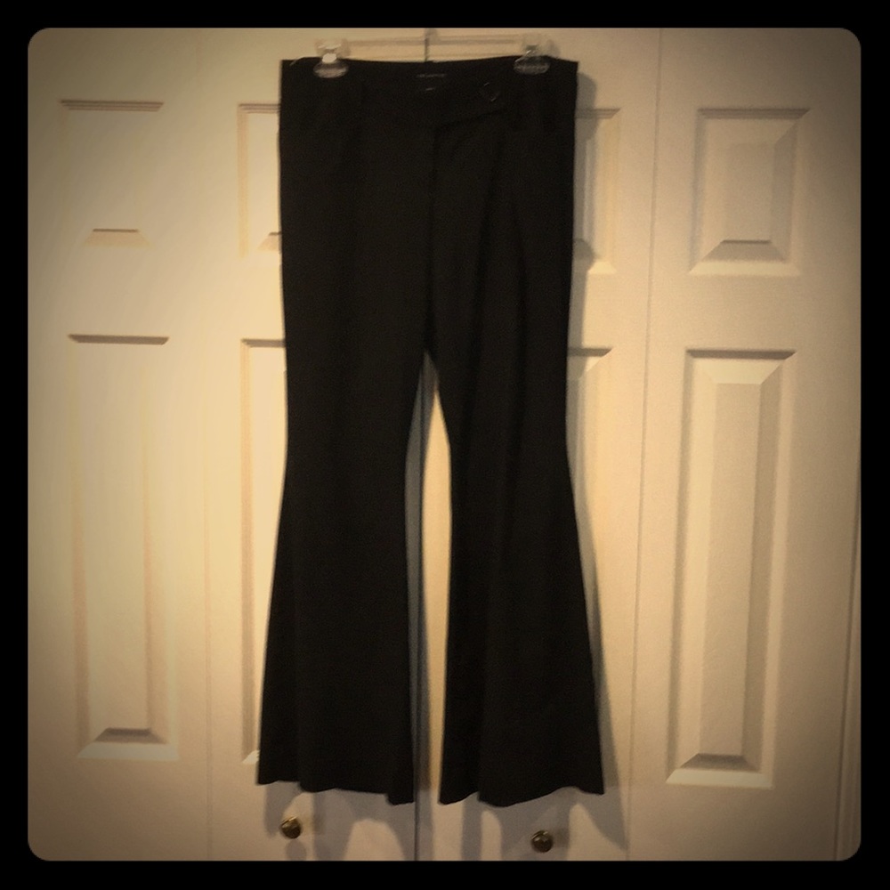 Black wide leg The Limited Drew Fit Pants Black 8R